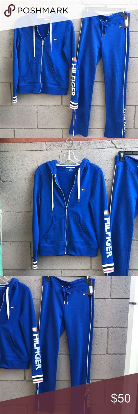 women's tommy hilfiger sweat suit.